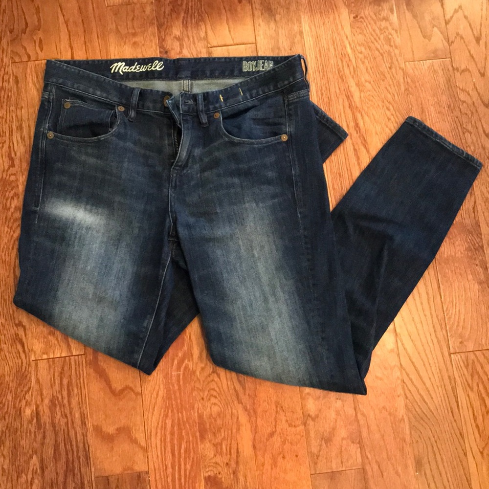 Madewell boy jean dark wash size 26
